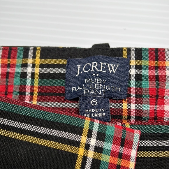 J. CREW STEWART PLAID RUBY PANT / 6 - Picture 5 of 12